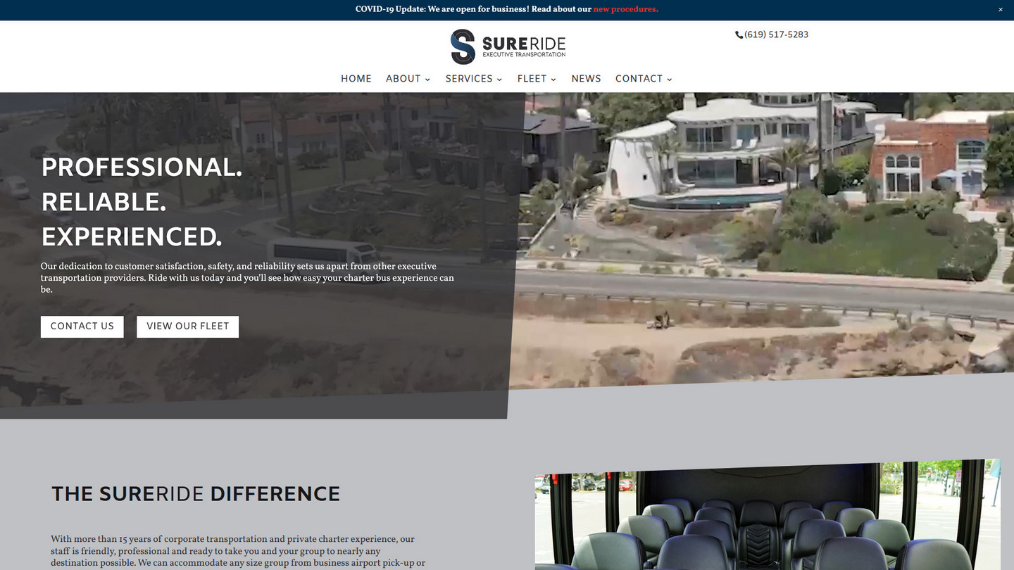 SureRide New Website Launched Post
